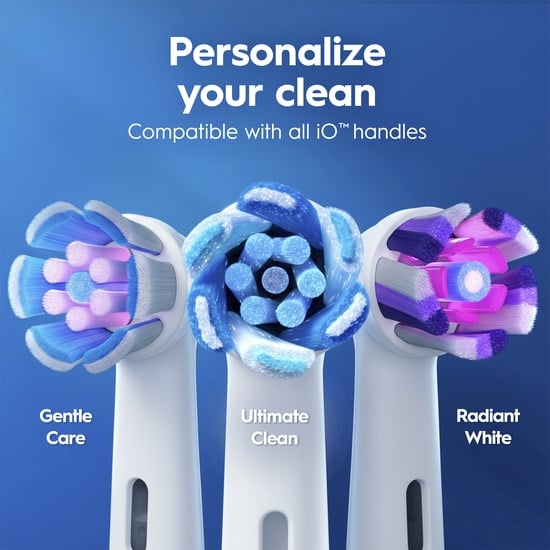 Oral-B iO 2 Calm Pink Eltandborste med Resefodral