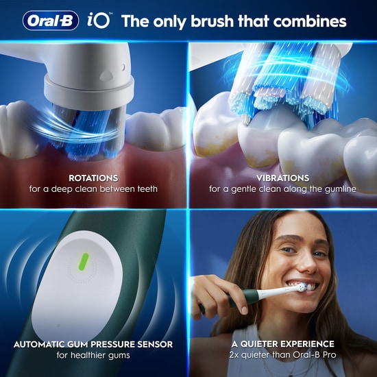 Oral-B iO 2 Forest Green Eltandborste med Resefodral