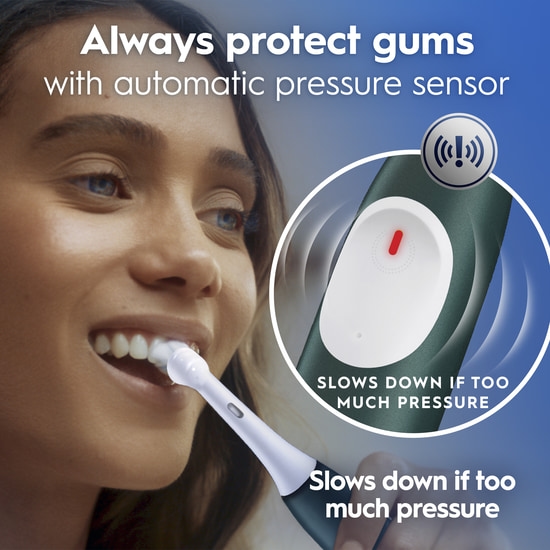 Oral-B iO 2 Forest Green Eltandborste med Resefodral