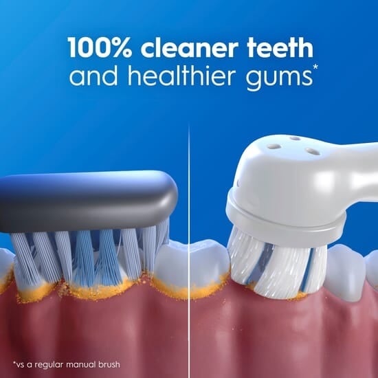 Oral-B iO 3 Eltandborste Blå med Resefodral