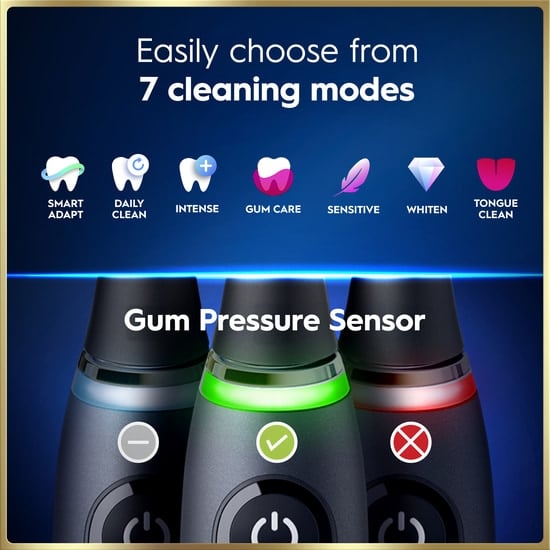Oral-B iO 9 Eltandborste Svart med tillbehör
