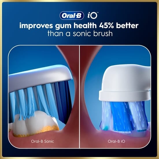Oral-B iO 9 Eltandborste Vit med tillbehör