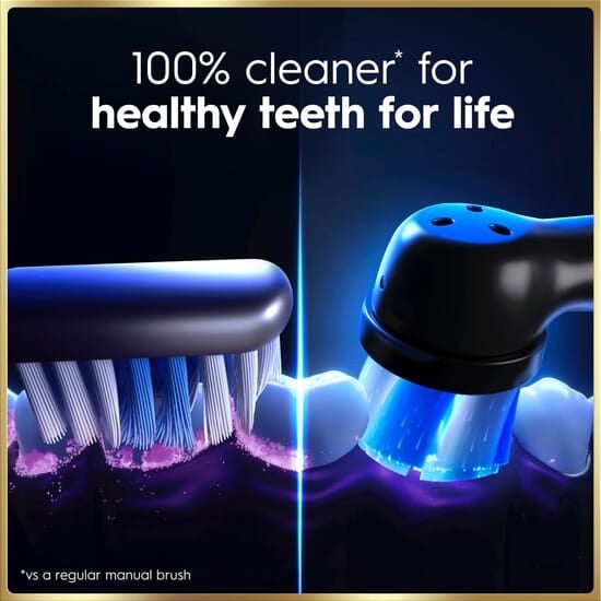 Oral-B iO 9 Eltandborstar Duo-pack Svart & Rosa med tillbehör