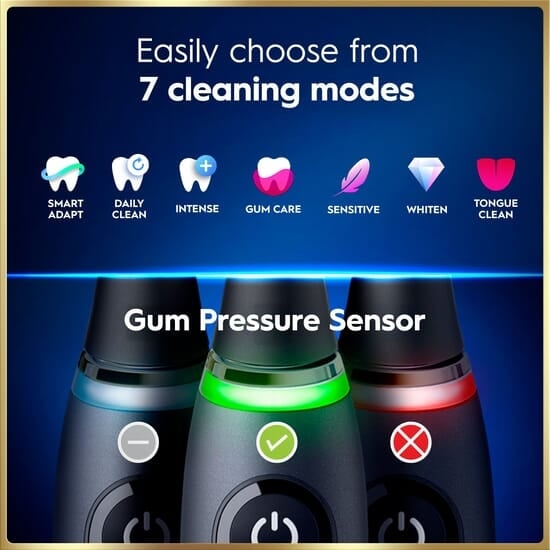 Oral-B iO 9 Eltandborstar Duo-pack Svart & Rosa med tillbehör