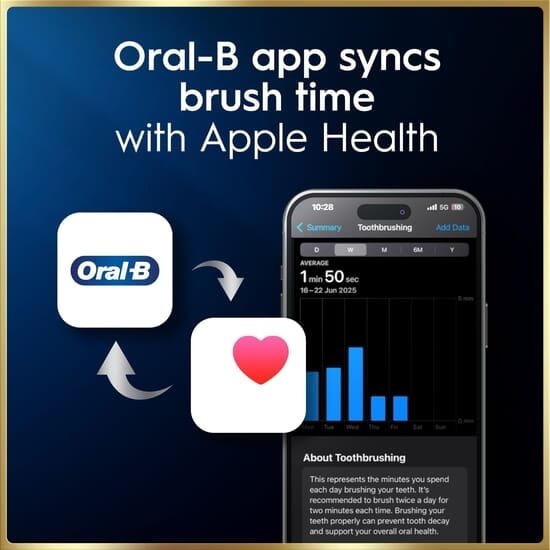 Oral-B iO 9 Eltandborstar Duo-pack Svart & Rosa med tillbehör