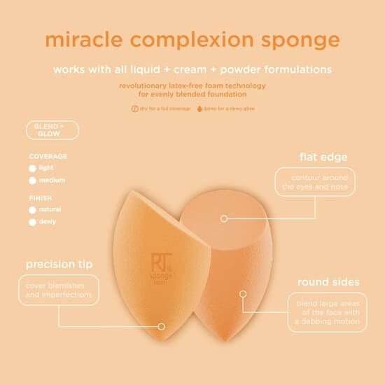 Real Techniques 2 Miracle Complexion Sponges