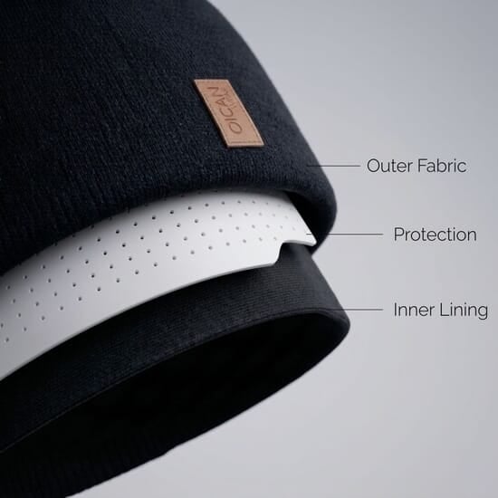 OICAN Safe Hat Cotton Fleece Pink M
