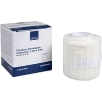 ABENA Fixeringsbinda Självhäftande Vit 6 cm x 4 m