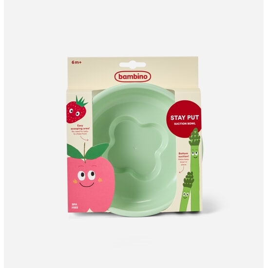 Bambino Stay put Bowl Mint