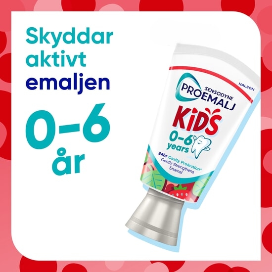 Sensodyne ProEmalj Kids 0-6 tandkräm 50 ml