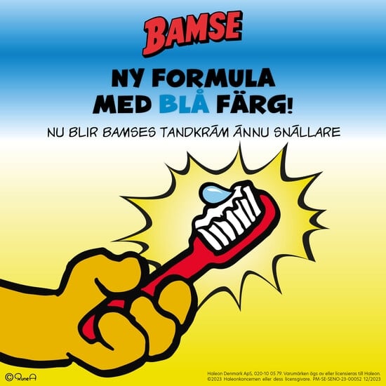 Sensodyne Bamse Barntandkräm 0-6 år 75 ml