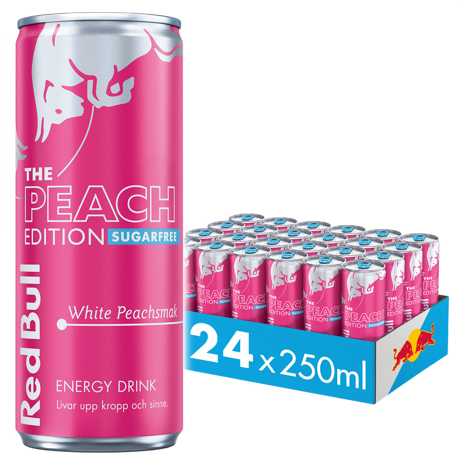 Red Bull Summer Edition White Peach Sugarfree 24 x 250 ml