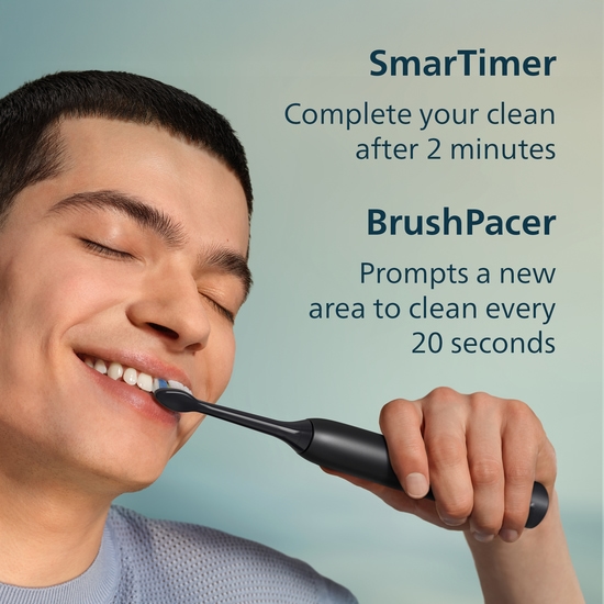 Philips Sonicare Eltandborste 3100 Series Duo-pack Vit & Svart