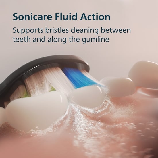 Philips Sonicare Eltandborste 4100 Series Svart med Resefodral