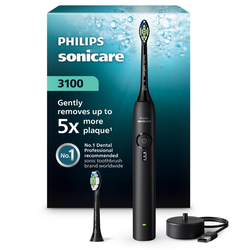 Philips Sonicare Eltandborste 3100 Series Svart