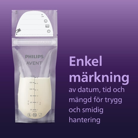 Philips Avent Förvaringspåsar för Bröstmjölk 50 st