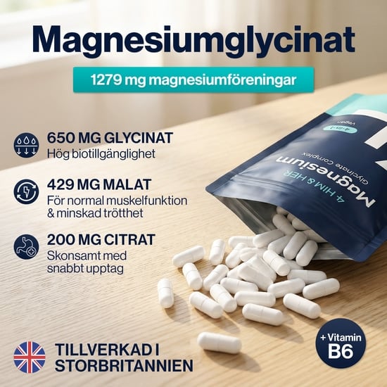 4HIM&HER Magnesium Glycinate Complex 90 kapslar