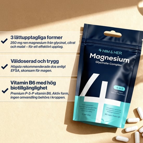 4HIM&HER Magnesium Glycinate Complex 90 kapslar