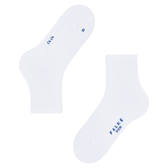 FALKE Run Rib Short Socks White 35-36