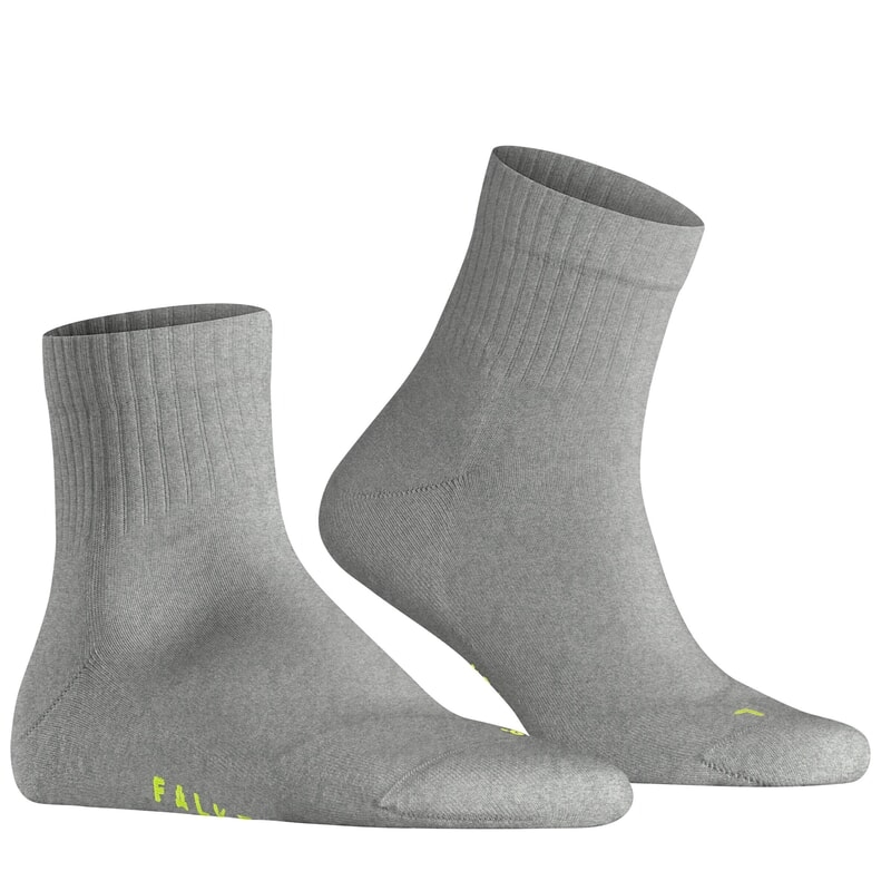 FALKE Run Rib Short Socks Gray 44-45