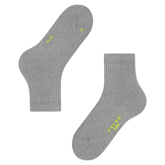 FALKE Run Rib Short Socks Gray 39-41