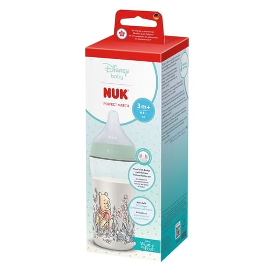 NUK Perfect Match Nappflaska 260 ml Winnie the Pooh