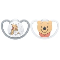 NUK Perfect Match Air Silicone 6-18M Winnie the Pooh 2-pack