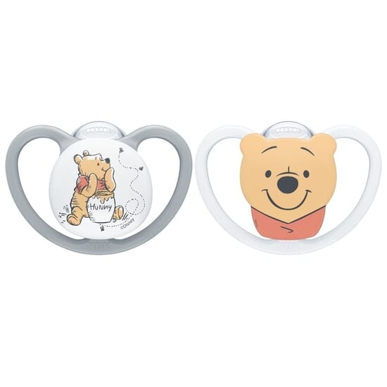NUK Perfect Match Air Silicone 6-18M Winnie the Pooh 2-pack