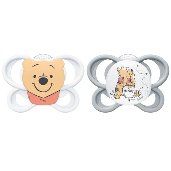 NUK Perfect Match Air Silicone 0-6M Winnie the Pooh 2-pack