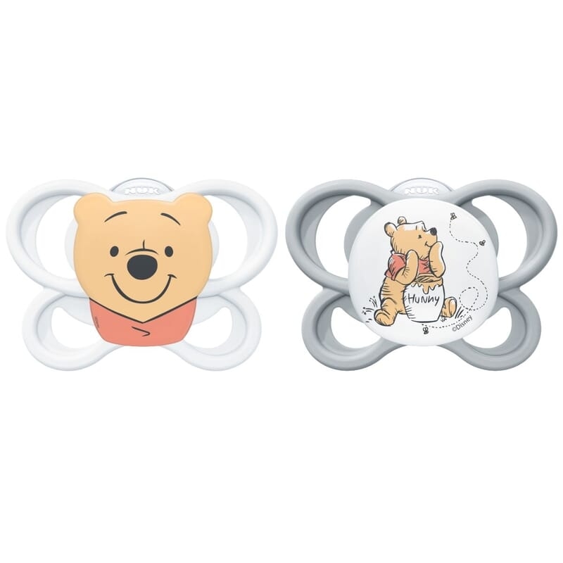 NUK Perfect Match Air Silicone 0-6M Winnie the Pooh 2-pack