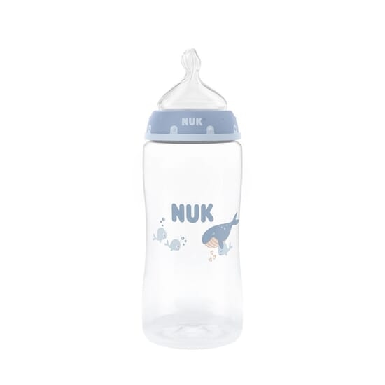 NUK First Choice Nappflaska 300 ml Whale