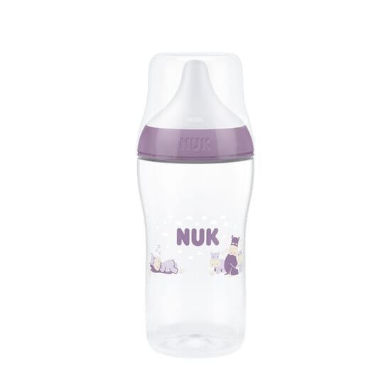 NUK Perfect Match Nappflaska 260 ml Hippo