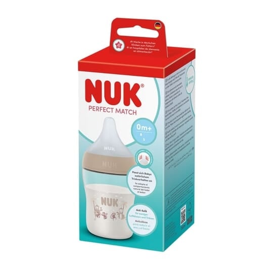 NUK Perfect Match Nappflaska 150 ml Monkey