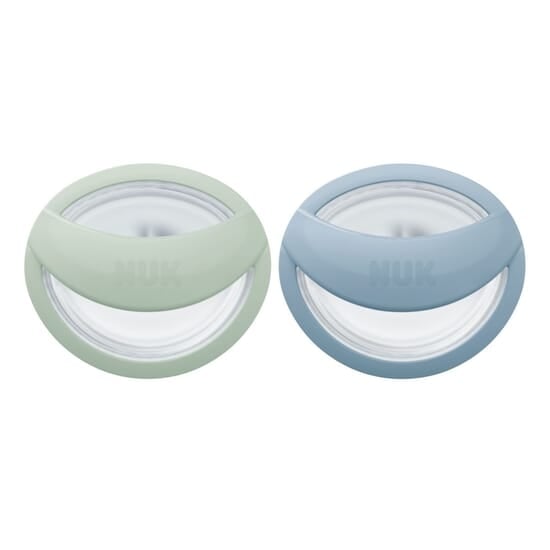 NUK Perfect Match Silicone 0-6M Green/Blue 2-pack