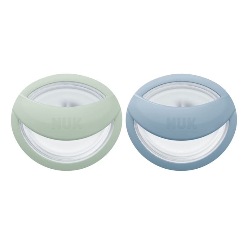 NUK Perfect Match Silicone 0-6M Green/Blue 2-pack