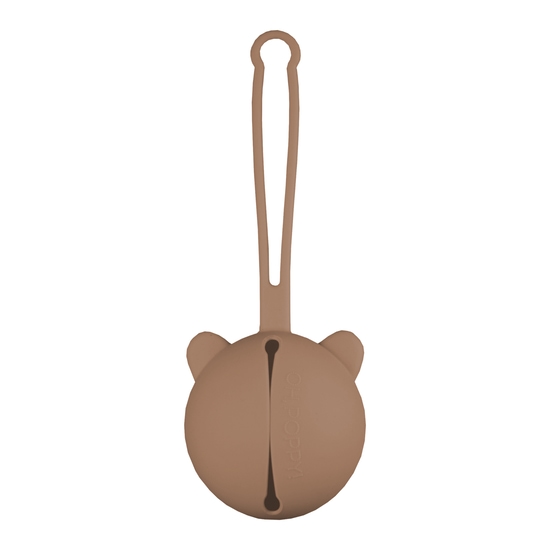 Oh, Poppy! Nola Nappfodral i Silikon Biscuit Brown
