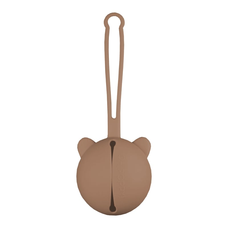 Oh, Poppy! Nola Nappfodral i Silikon Biscuit Brown