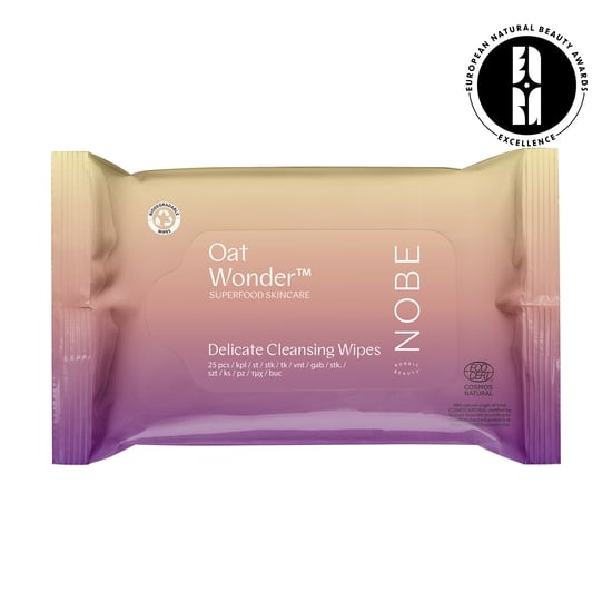 NOBE Oat Wonder Delicate Cleansing Wipes 25 st