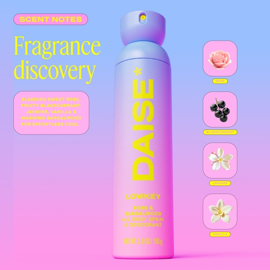 Daise All Body Spray & Deo Rose & Sandalwood 120 ml