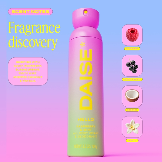 Daise All Body Spray & Deo Raspberry & Mint 120 ml