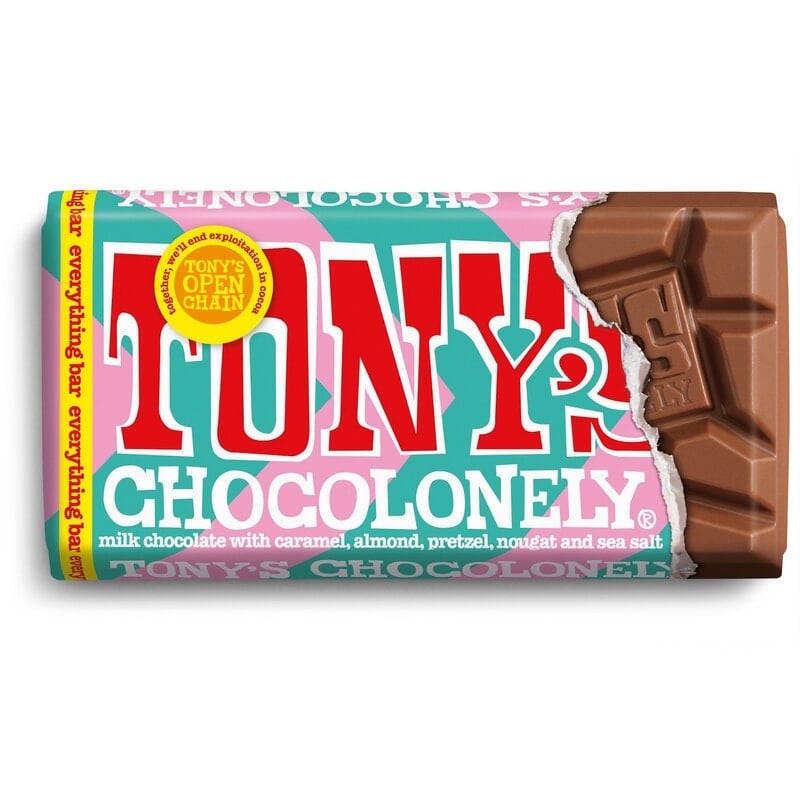 Tony's Chocolonely Milk Chocolate Greatest Bits 90 g