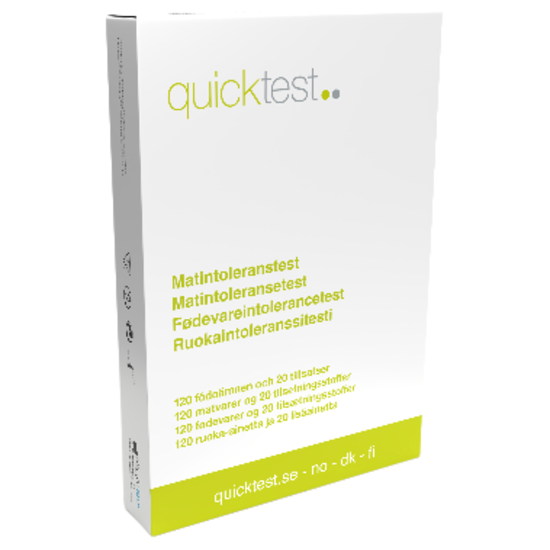 Quicktest Matintoleranstest 140 ämnen 1 st