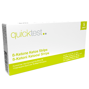 Quicktest X6 Refillstrips Ketos 5 st