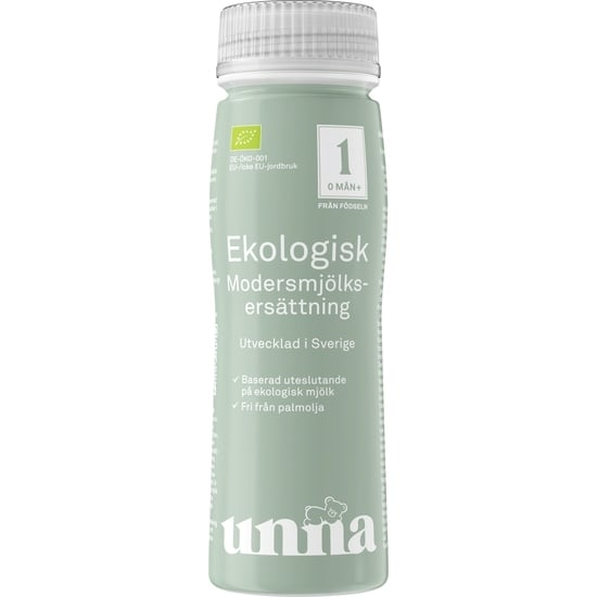 Unna Ekologisk Modersmjölksersättning Drickfärdig 200 ml