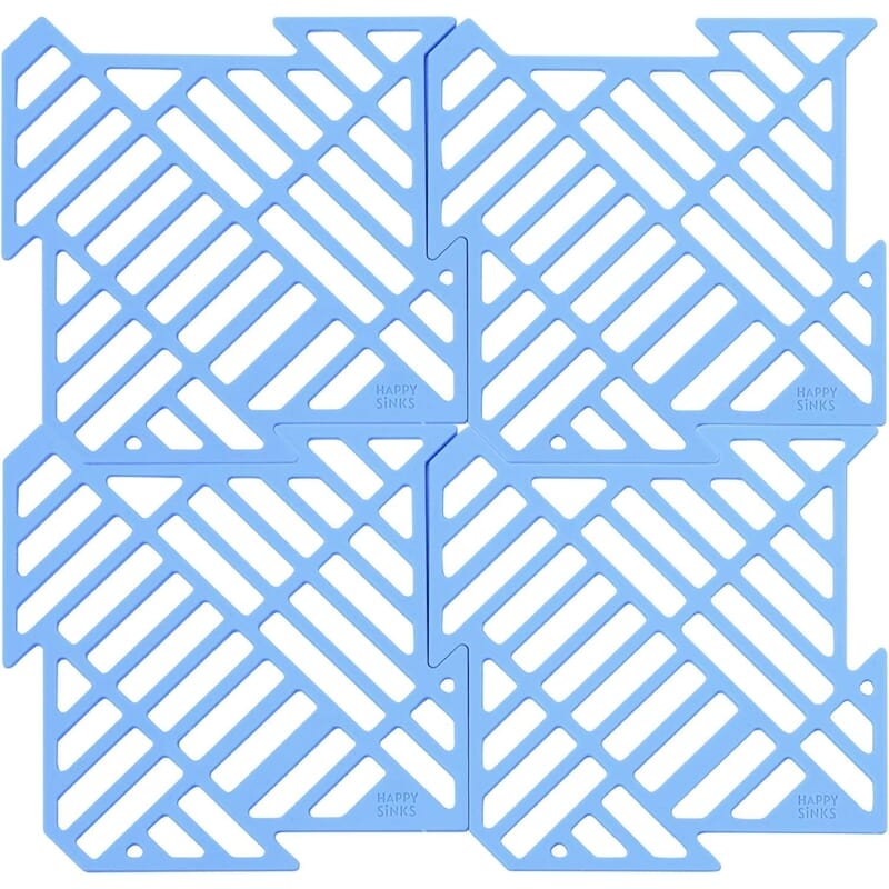 HAPPY SiNKS Happy Sinks Sink Mat Set Lake Blue 4 st