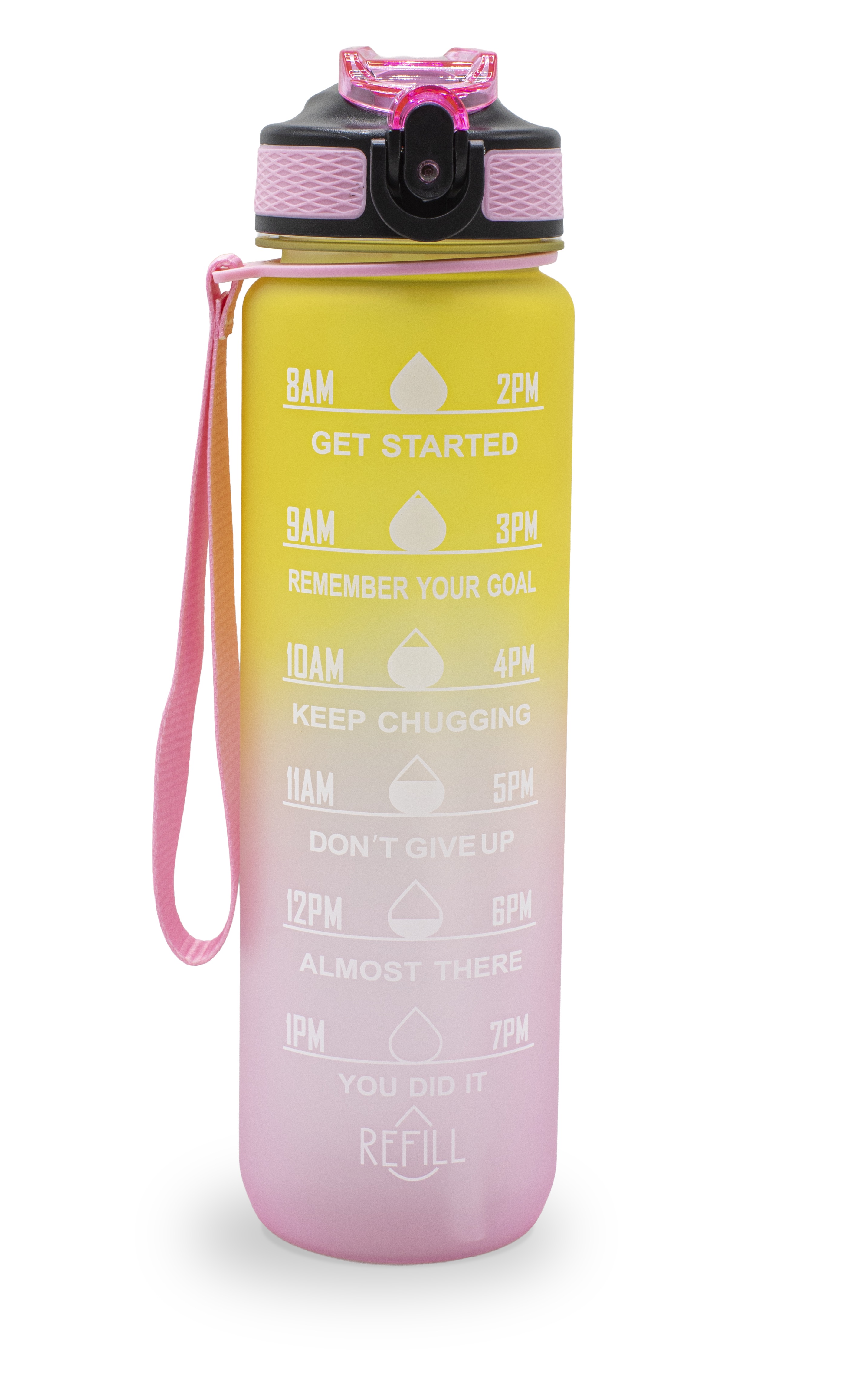 Sthlm Hydra Bottle Pink/Yellow 1 liter 