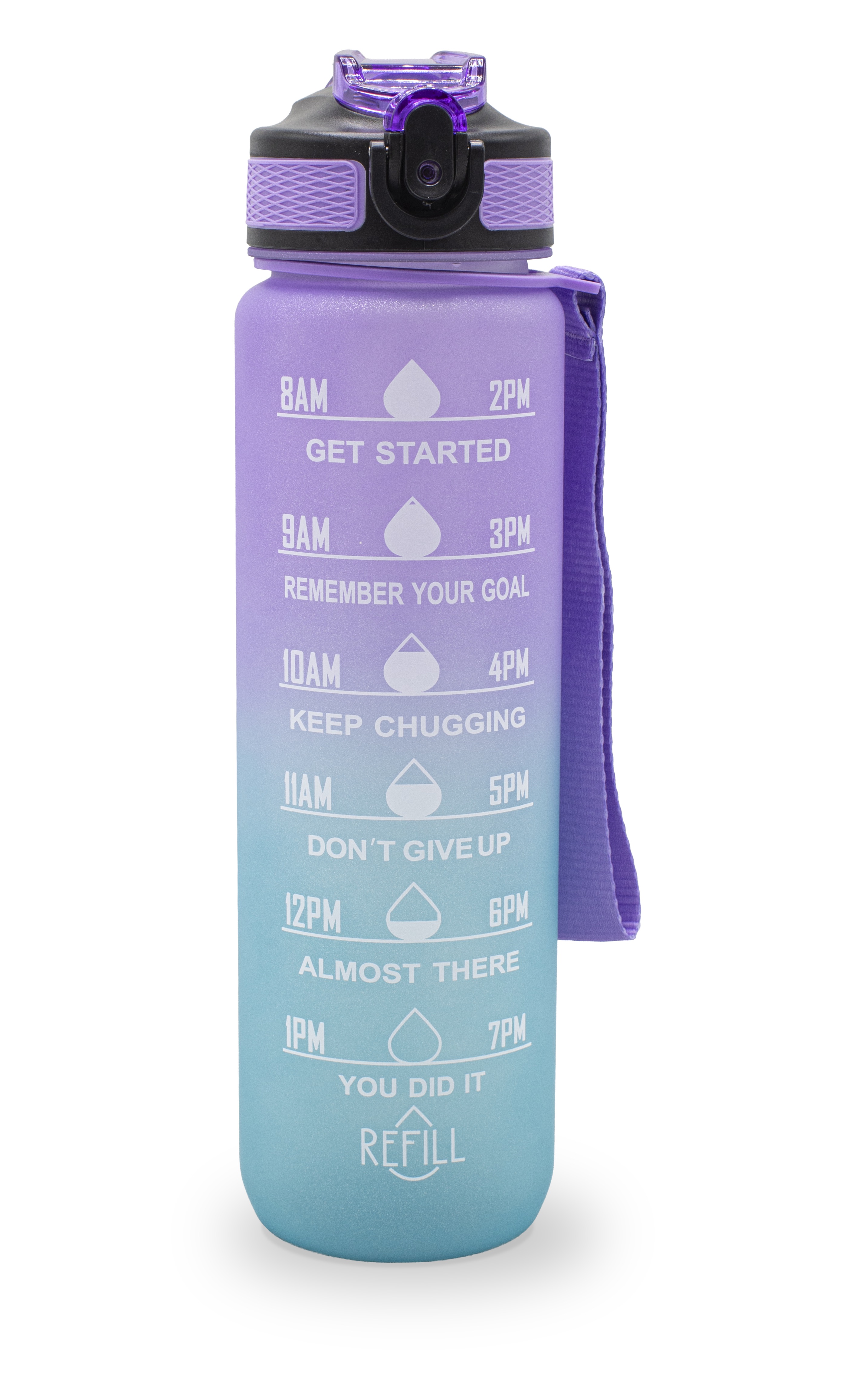 Sthlm Hydra Bottle Shiny Purple/Shiny Turqoise 1 liter