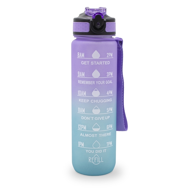 Sthlm Hydra Bottle Shiny Purple/Shiny Turqoise 1 liter