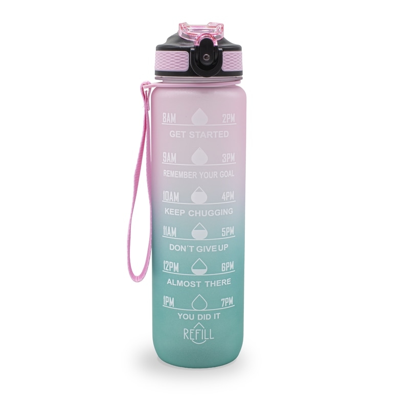 Sthlm Hydra Bottle Shiny Light Pink/Shiny Turqoise 1 Liter