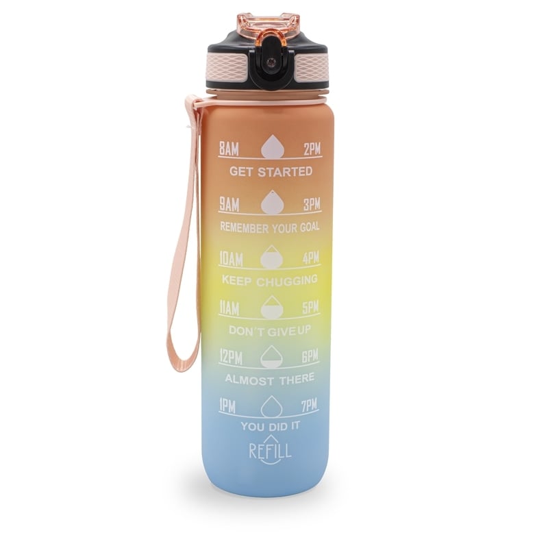 Sthlm Hydra Bottle Orange/Yellow/Light Blue 1 Liter